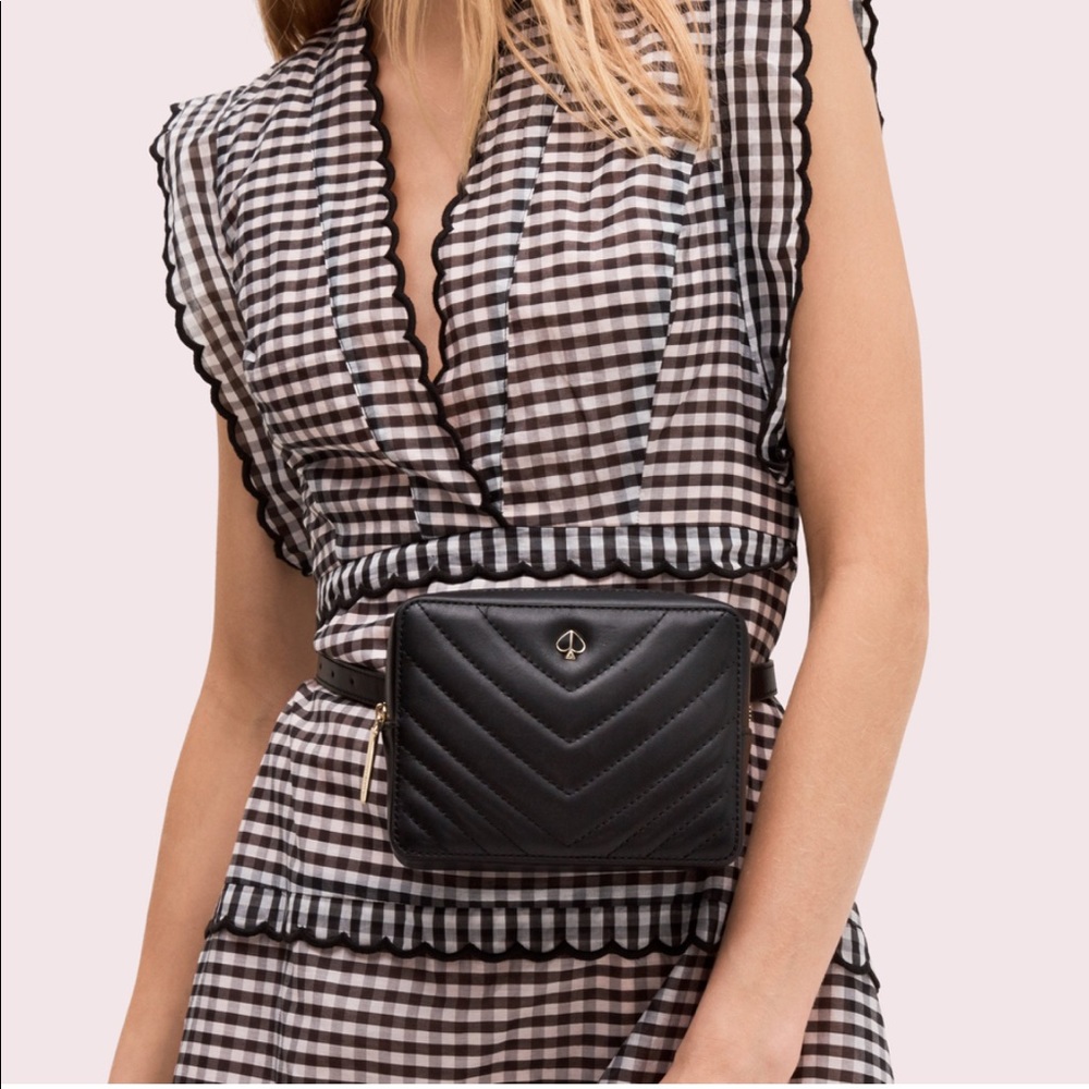 Kate Spade quilted belt bag convertible
